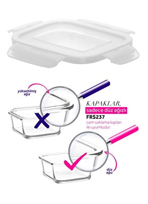 Resim Fresco Plastik Saklama Kabı Kapağı