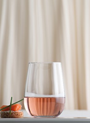 Resim Gaia Cam Kırmızı Şarap Kadehi