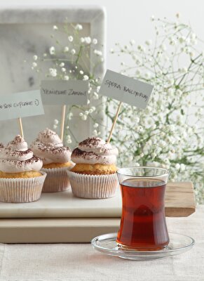 Resim Duru Cam Çay Seti