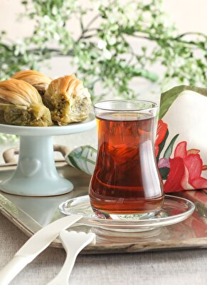 Resim Gina Cam Çay Seti