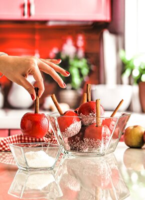 Resim Karen Cam Çorba Kasesi