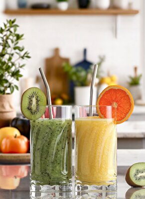 Resim Wave Cam Meşrubat Bardağı