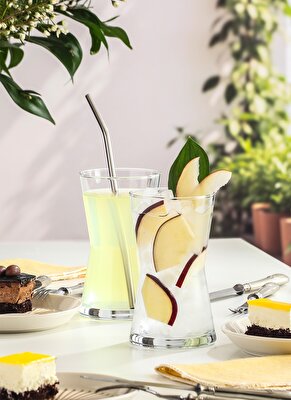 Resim Derin Cam Meşrubat Bardağı