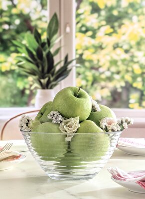 Resim Derin Cam Salata Kasesi