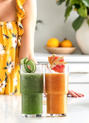 Resim Helen Cam Meşrubat Bardağı