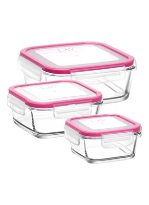 Resim Fresco Cam Saklama Kabı Seti